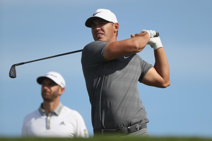 Golfer on course at US Open Golf Championship