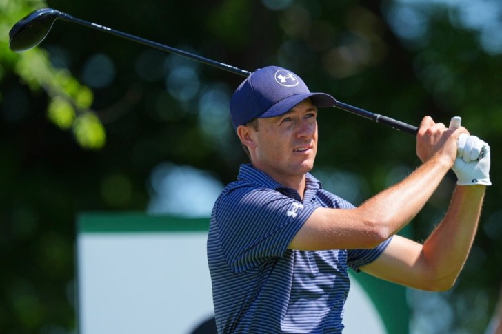 Jordan Spieth focused on the green during a crucial moment in his career