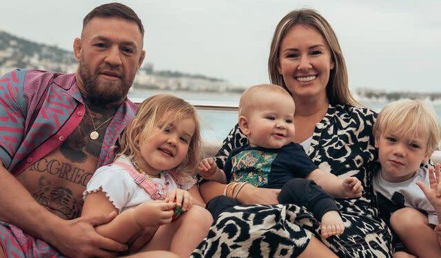 Conor McGregor Dee Devlin vacation moments with their family on a beautiful beach.
